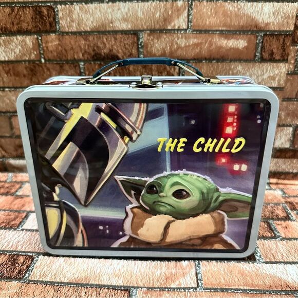 Star Wars Tin Box Mandalorian The Child Baby Yoda - Picture 2 of 12